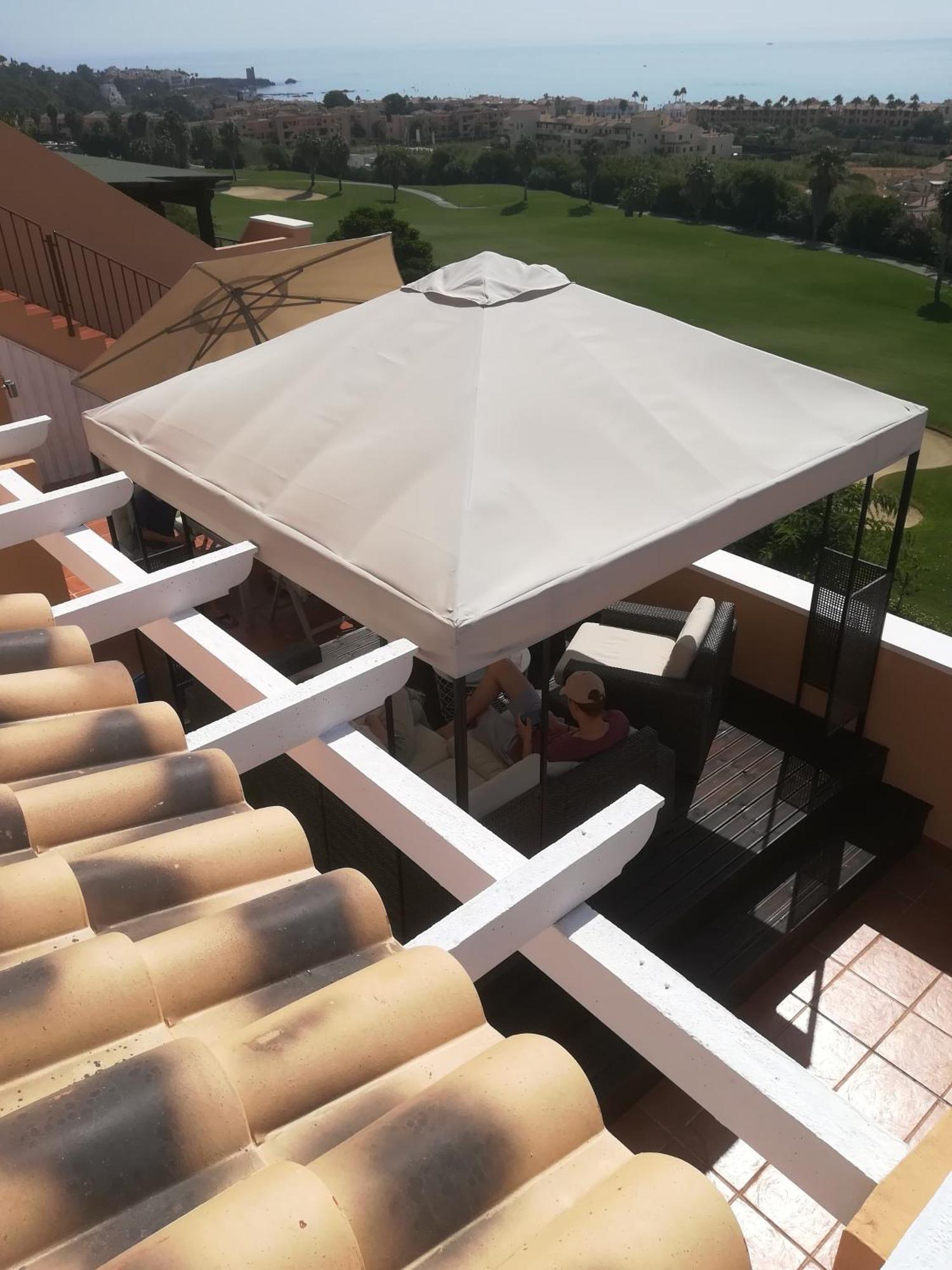 Penthouse Apartment Casares Bagian luar foto
